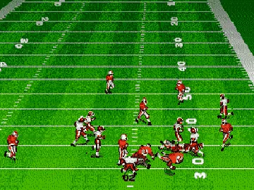 Bill Walsh College Football (USA, Europe) screen shot game playing